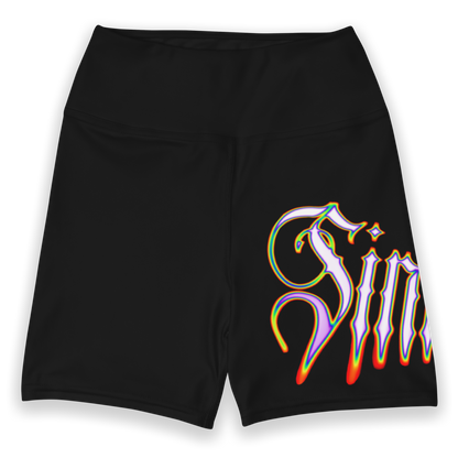 Fire Sinners Yoga Shorts